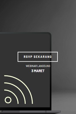 Bintang Webinar black modern-simple