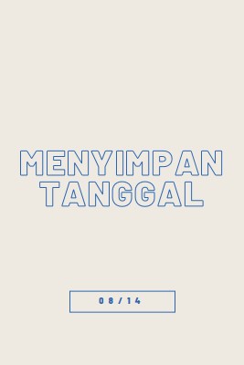 Tanggal biru gray whimsical-line