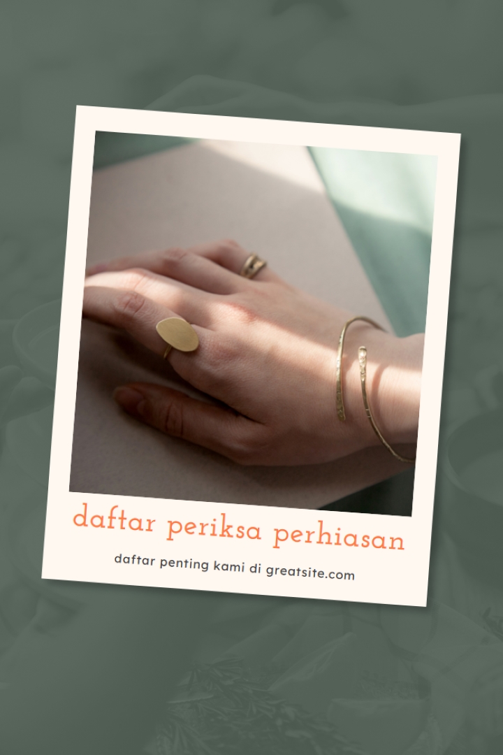 Perhiasan? Periksa white organic-simple