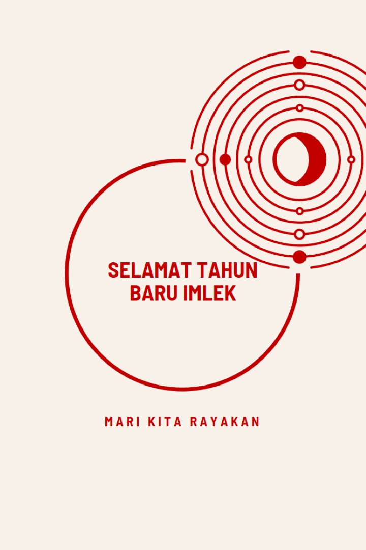 Mari kita rayakan Tahun Baru Imlek white modern-simple