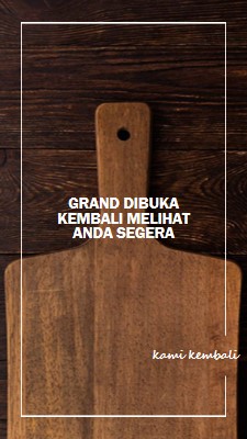 Kami kembali brown modern-simple