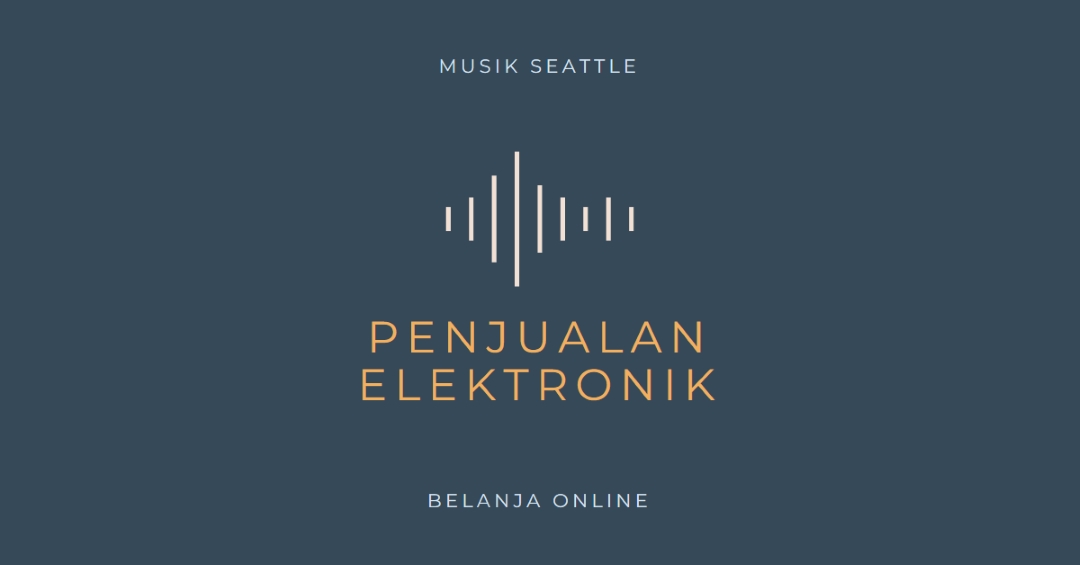 Gelombang suara blue modern-simple