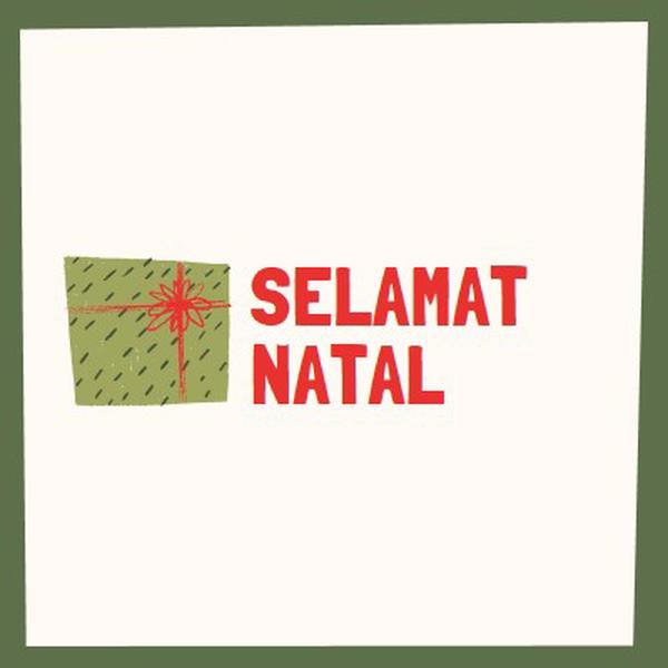 Hadiah Selamat Natal white whimsical-color-block