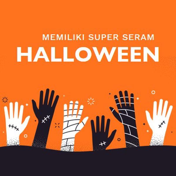 Super seram orange modern-color-block