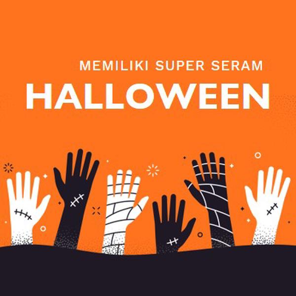 Super seram orange modern-color-block