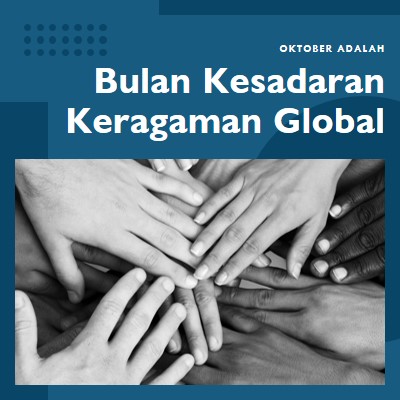 Bulan Kesadaran Keragaman Global blue modern-geometric-&-linear