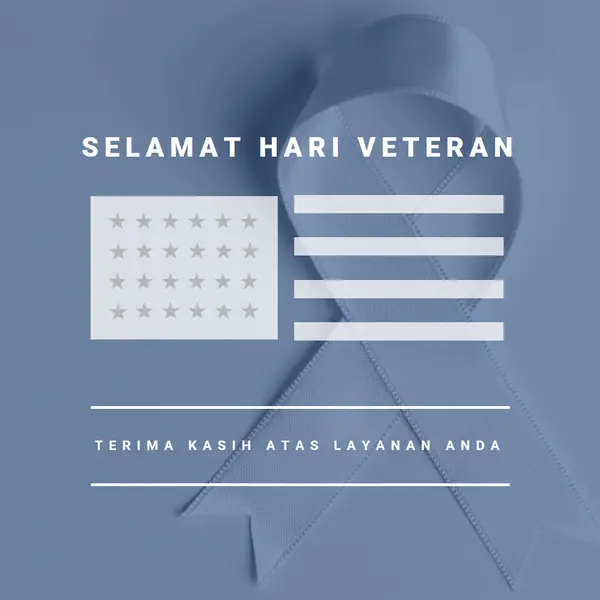 Menghormati veteran AS gray modern-simple