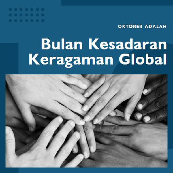 Bulan Kesadaran Keragaman Global blue modern-geometric-&-linear