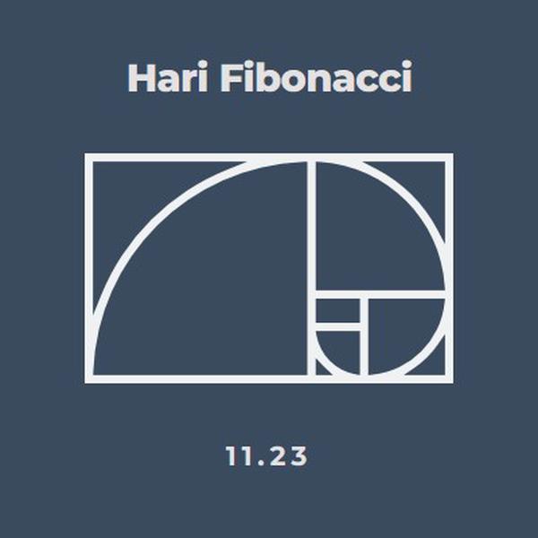 Hari Fibonacci blue modern-simple