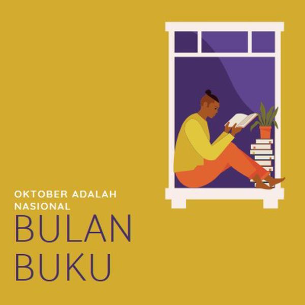 Penjaga buku yellow modern-color-block