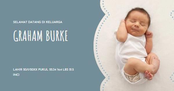 Bayi biru blue modern-simple