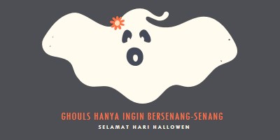 Kami hanya bersenang-senang gray modern-bold