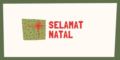 Hadiah Selamat Natal white whimsical-color-block