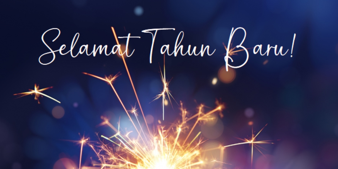 Selamat Tahun Baru! blue modern-simple
