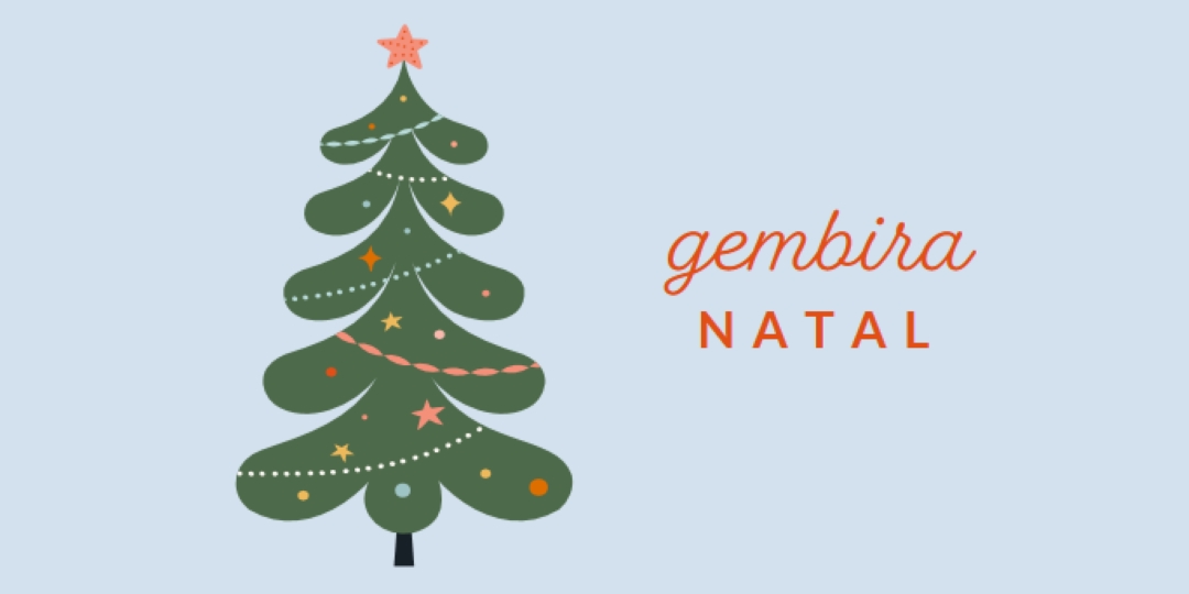 O pohon Natal green whimsical-color-block