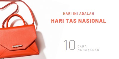 Hari ini adalah Hari Tas Nasional white modern-simple