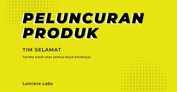 Tim Selamat yellow modern-simple