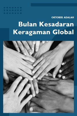 Bulan Kesadaran Keragaman Global blue modern-geometric-&-linear