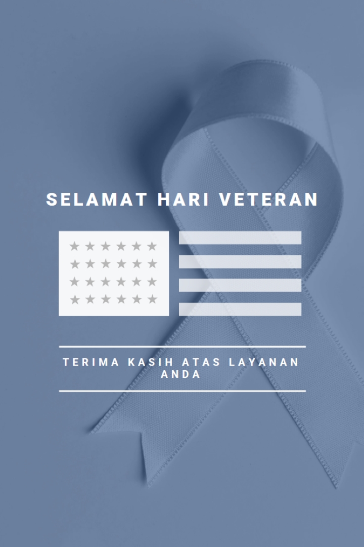 Menghormati veteran AS gray modern-simple