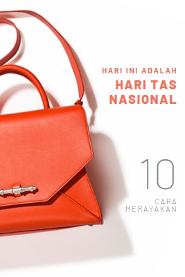 Hari ini adalah Hari Tas Nasional white modern-simple