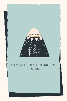 Selamat datang di solstice musim dingin blue whimsical-color-block