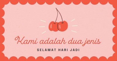 Kami adalah dua jenis red illustration,retro,playful