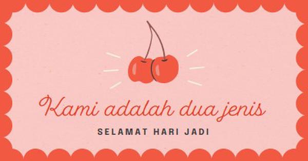 Kami adalah dua jenis red illustration,retro,playful