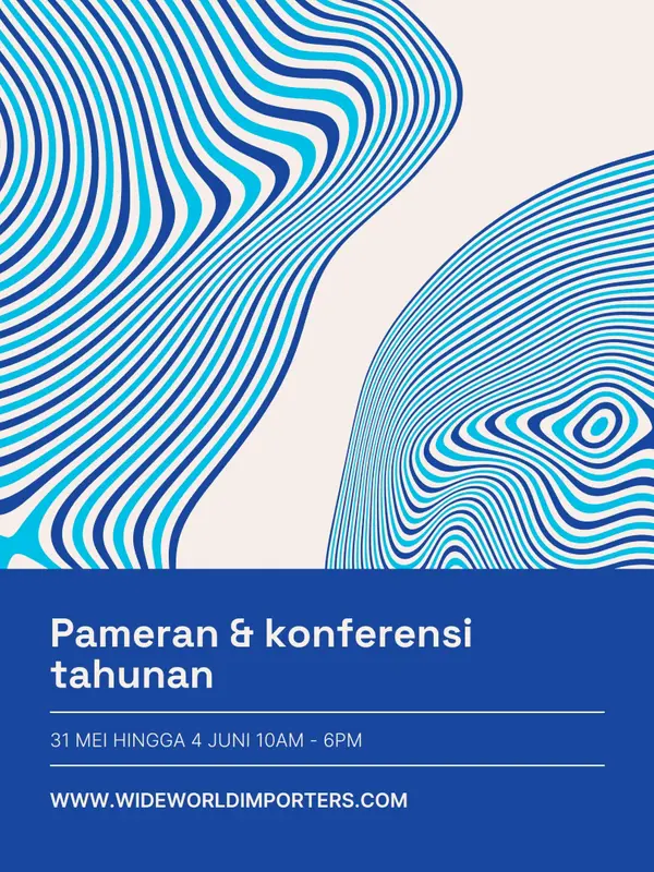 Poster kejadian geometrik tebal blue abstract,artistic,modern,waves