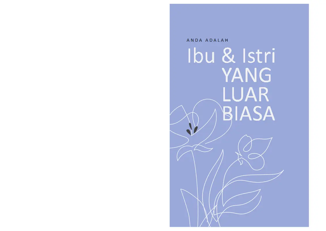 Kartu Hari Ibu yang elegan organic-simple
