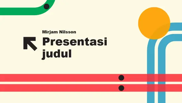 Desain Metropolitan modern geometric