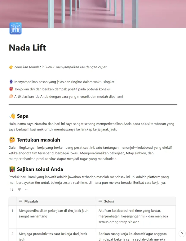 Nada Lift