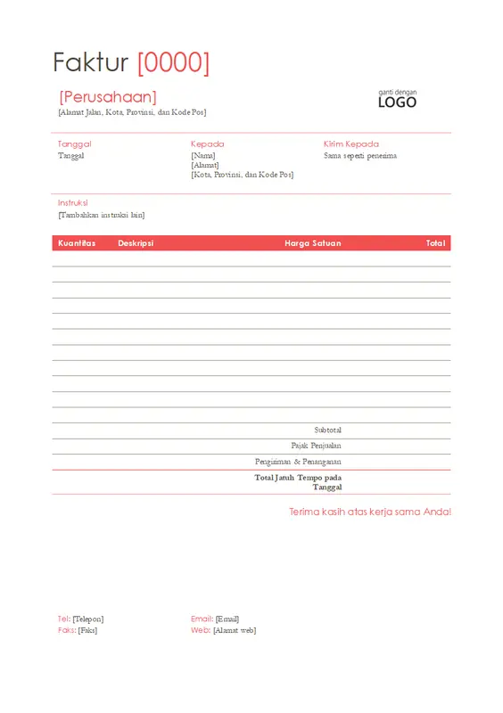 Faktur modern-simple