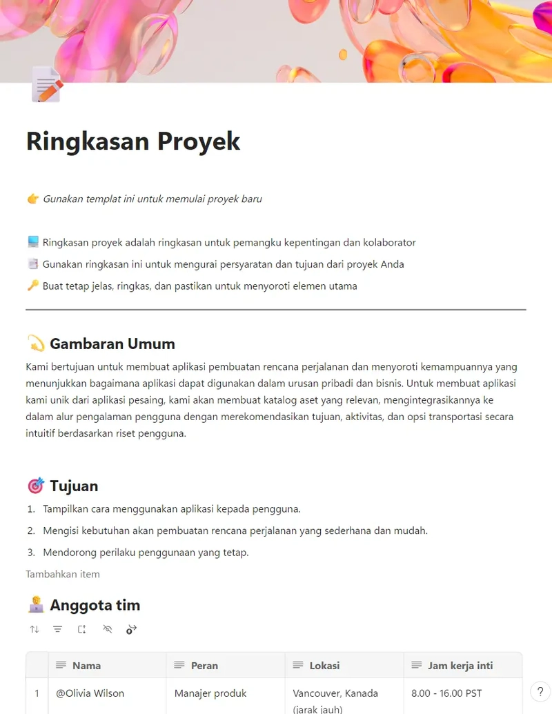 Ringkasan Proyek