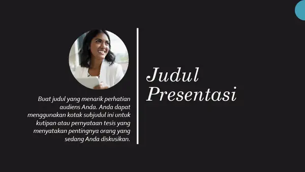 Presentasi biografi modern geometric