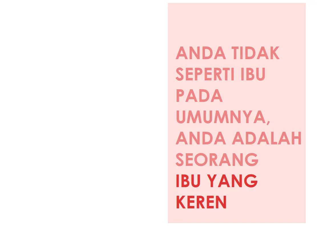 Kartu Hari Ibu yang keren modern-simple