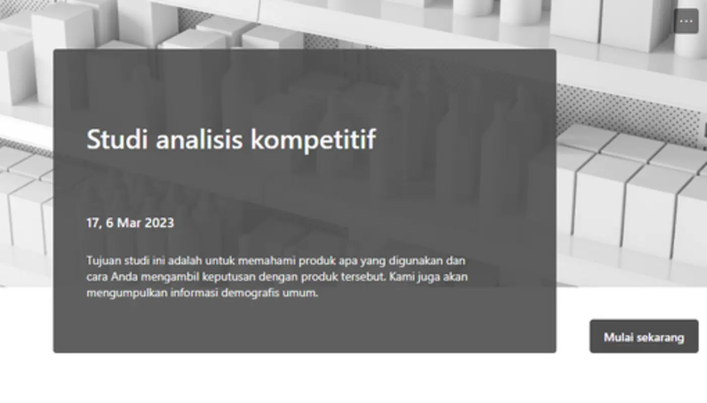 Studi analisis kompetitif gray