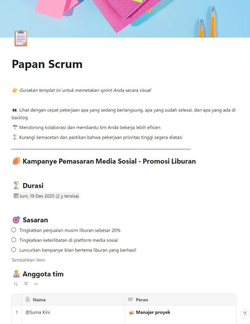 Papan Scrum