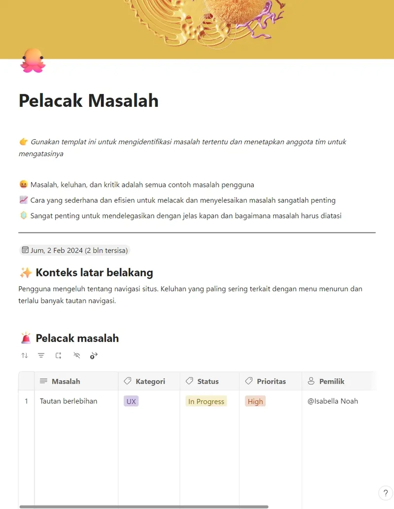 Pelacak Masalah