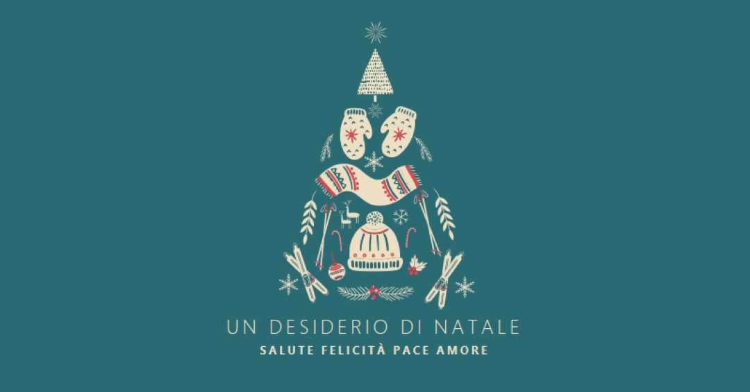 Tutto quello che voglio per Natale green modern-simple