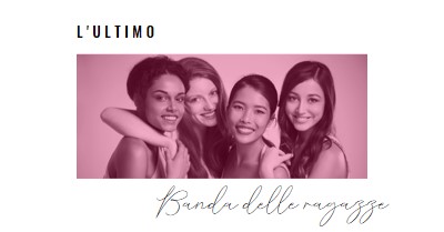 Banda delle ragazze white modern-simple