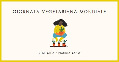 È la giornata vegetariana mondiale white modern-simple