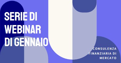 Serie di webinar di gennaio blue modern-bold