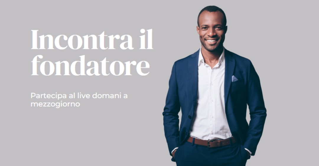 Incontra il fondatore gray modern-simple