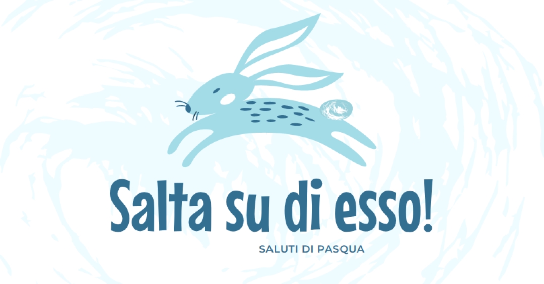 Salta su di esso blue whimsical-color-block