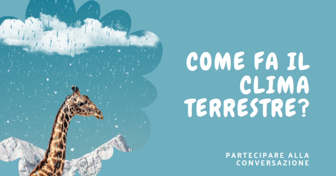 Parliamo del cambiamento climatico blue whimsical-color-block