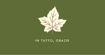 Atteggiamento di gratitudine green modern-simple