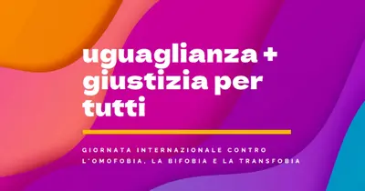 Honor International Day Against Homophobia purple modern-bold