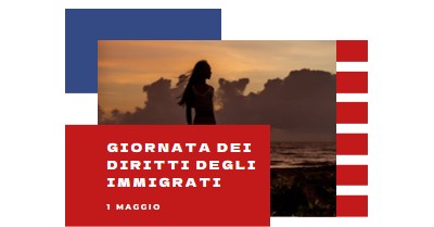 Saluto alla Giornata dei Diritti degli Immigrati white modern-color-block