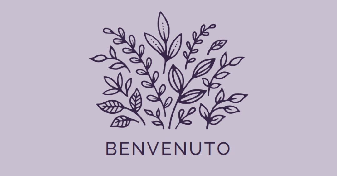 Ciao purple whimsical-line