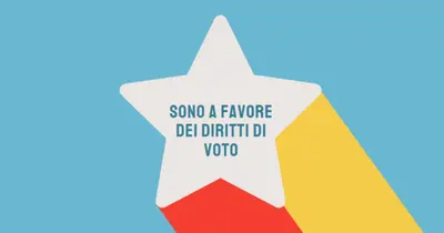 Fai sentire la tua voce blue modern-color-block
